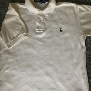 Ralph Lauren White Women's Polo Sz Med